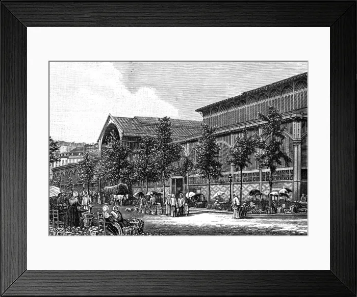 Framed Print : Paris, France - Halles Centrales Framed Print : Paris, France - Halles Centrales