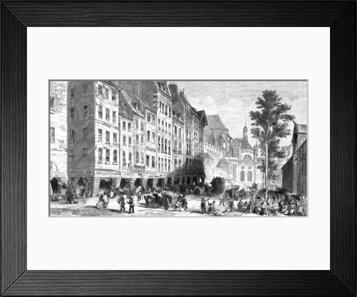 Framed Print : Paris, France - Les Halles Framed Print : Paris, France - Les Halles