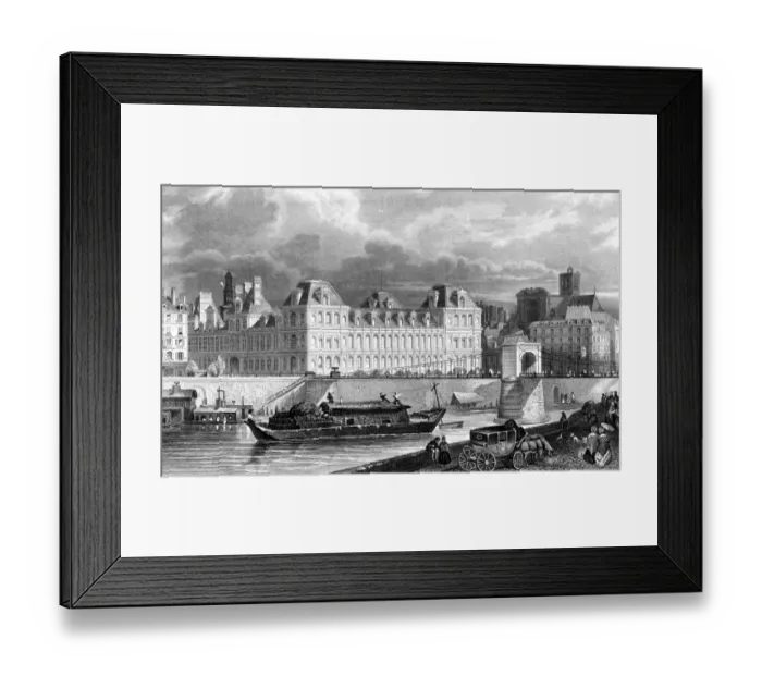 Framed Print : Paris, France - Hotel de Ville Framed Print : Paris, France - Hotel de Ville