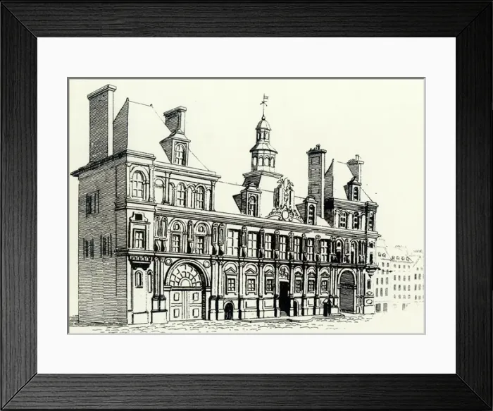 Framed Print : Paris, France - Hotel de Ville Framed Print : Paris, France - Hotel de Ville