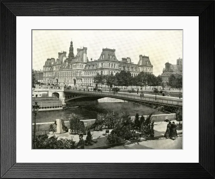 Framed Print : Paris, France - Hotel de Ville Framed Print : Paris, France - Hotel de Ville