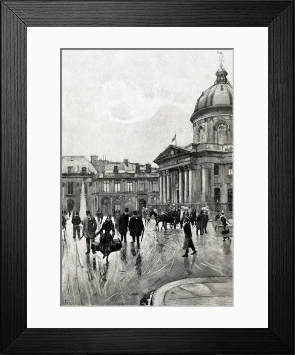 Framed Print : Paris, France - Palais de l Institut Framed Print : Paris, France - Palais de l Institut