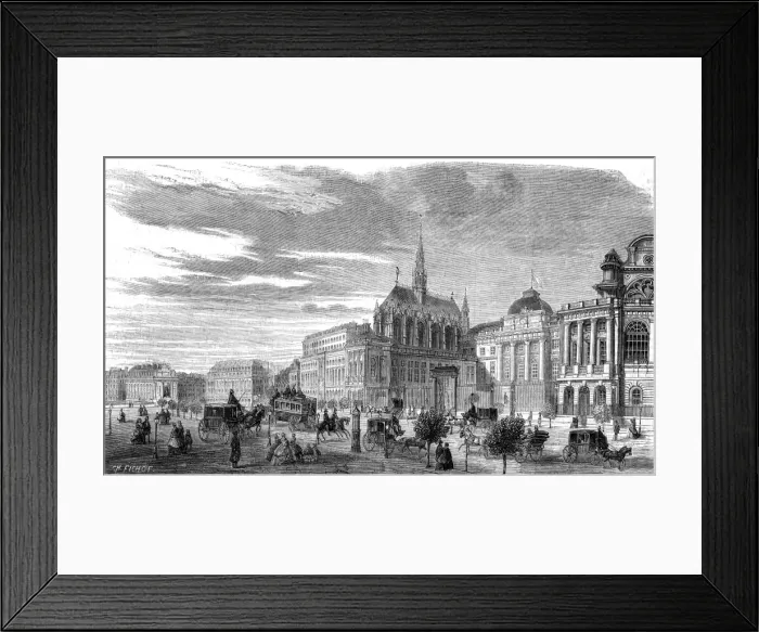 Framed Print : Paris, France - Palais de Justice Framed Print : Paris, France - Palais de Justice