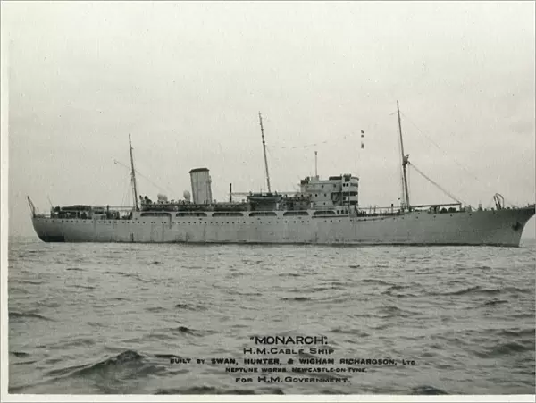 HMS Monarch, British cable ship