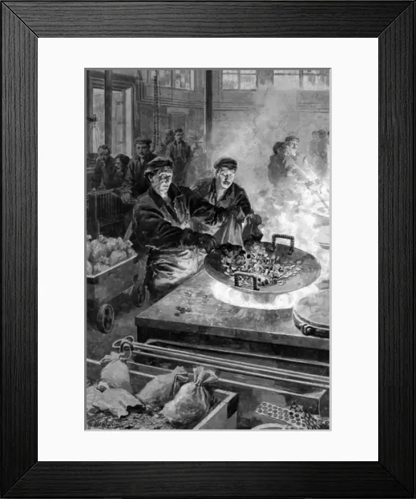 Framed Print : Scene in the Royal Mint Framed Print : Scene in the Royal Mint