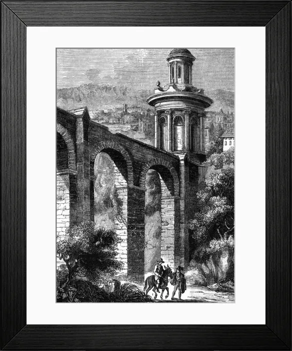 Framed Print : Roman aqueduct at Evora, Portugal Framed Print : Roman aqueduct at Evora, Portugal
