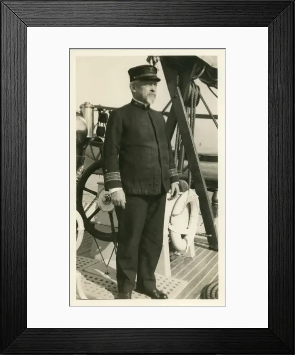 Framed Print : Captain Ferguson, USS Matchless Framed Print : Captain Ferguson, USS Matchless