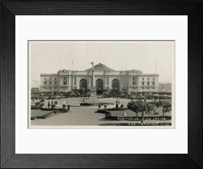 Framed Print : Civic Center, San Francisco, California, USA Framed Print : Civic Center, San Francisco, California, USA