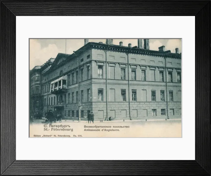 Framed Print : British Embassy, St Petersburg, Russia Framed Print : British Embassy, St Petersburg, Russia
