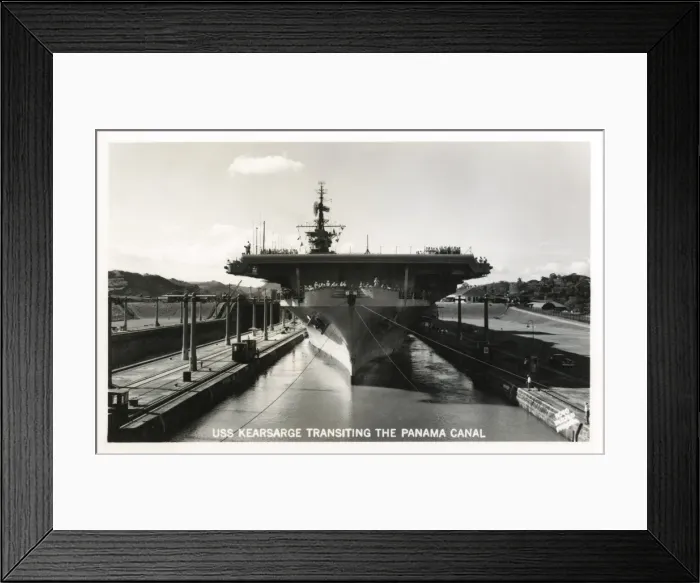 Framed Print : USS Kearsarge transiting the Panama Canal Framed Print : USS Kearsarge transiting the Panama Canal