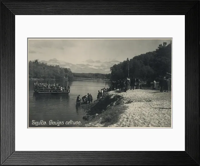 Framed Print : View on the River Gauja, Sigulda, Latvia Framed Print : View on the River Gauja, Sigulda, Latvia