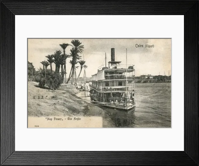 Framed Print : River steamer The Mayflower, Cairo, Egypt Framed Print : River steamer The Mayflower, Cairo, Egypt