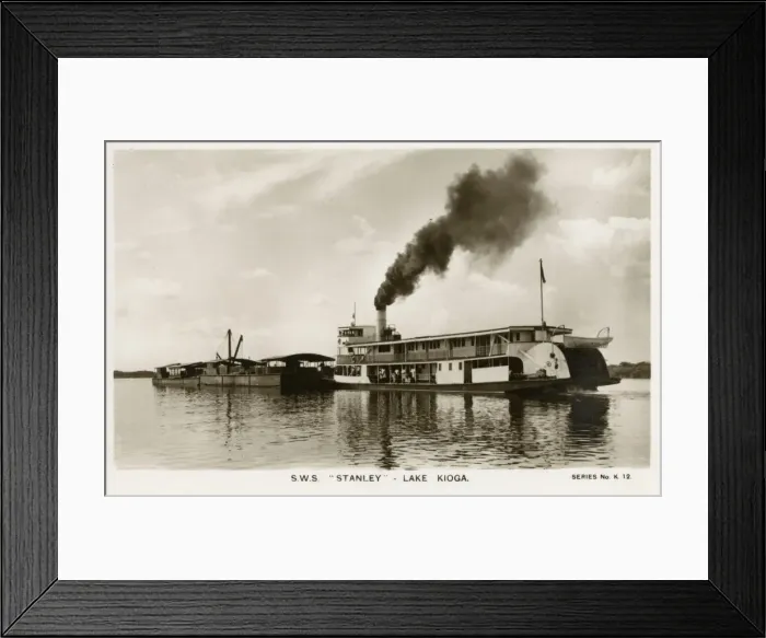 Framed Print : SWS Stanley, Lake Kioga, Uganda Framed Print : SWS Stanley, Lake Kioga, Uganda