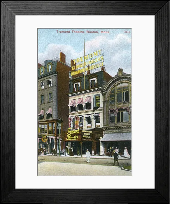 Framed Print : Tremont Theatre, Boston, Massachusetts, USA Framed Print : Tremont Theatre, Boston, Massachusetts, USA