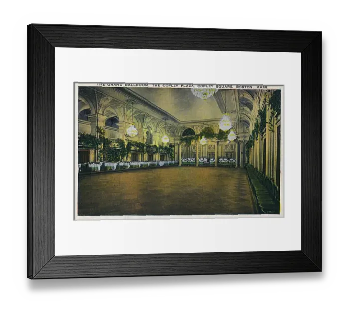 Framed Print : Grand Ballroom, Copley Plaza, Boston, Mass, USA Framed Print : Grand Ballroom, Copley Plaza, Boston, Mass, USA
