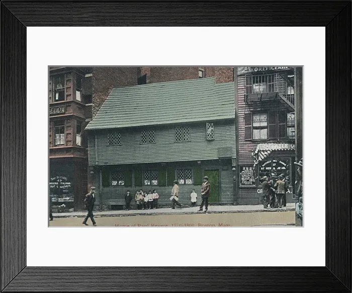 Framed Print : Home of Paul Revere, Boston, Massachusetts, USA Framed Print : Home of Paul Revere, Boston, Massachusetts, USA