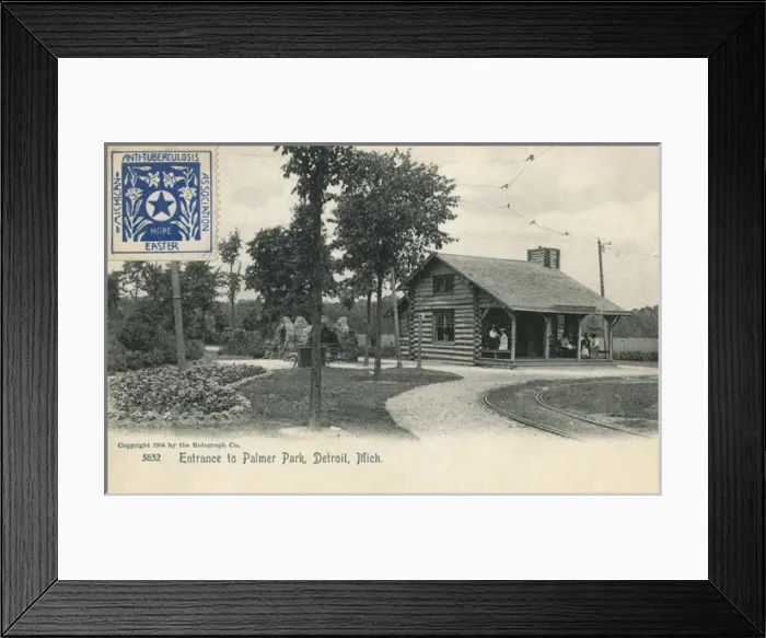 Framed Print : Entrance to Palmer Park, Detroit, Michigan, USA Framed Print : Entrance to Palmer Park, Detroit, Michigan, USA