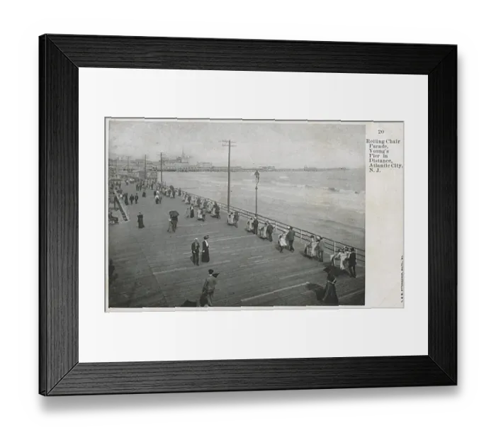 Framed Print : Rolling Chair Parade, Atlantic City, New Jersey, USA Framed Print : Rolling Chair Parade, Atlantic City, New Jersey, USA