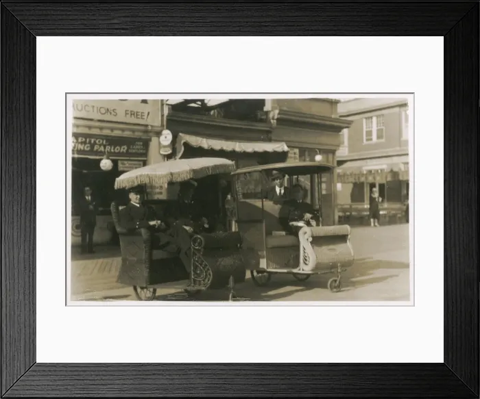 Framed Print : Roller Chairs, Atlantic City, New Jersey, USA Framed Print : Roller Chairs, Atlantic City, New Jersey, USA