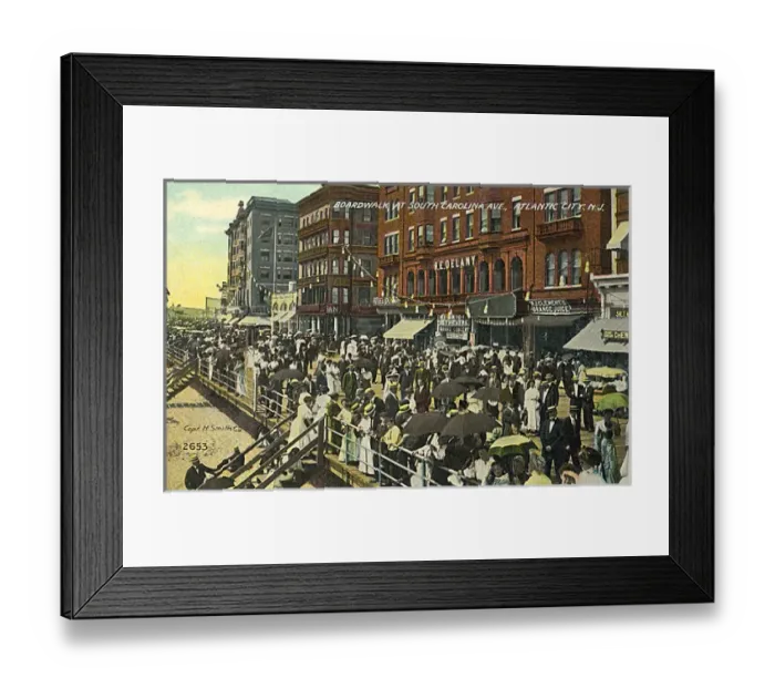 Framed Print : South Carolina Avenue, Atlantic City, New Jersey, USA Framed Print : South Carolina Avenue, Atlantic City, New Jersey, USA