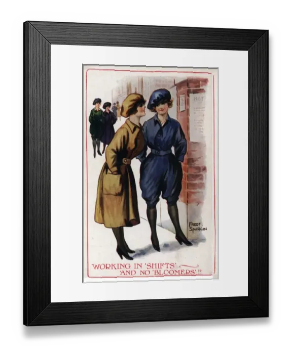 Framed Print : Women Workers WW1 Framed Print : Women Workers WW1