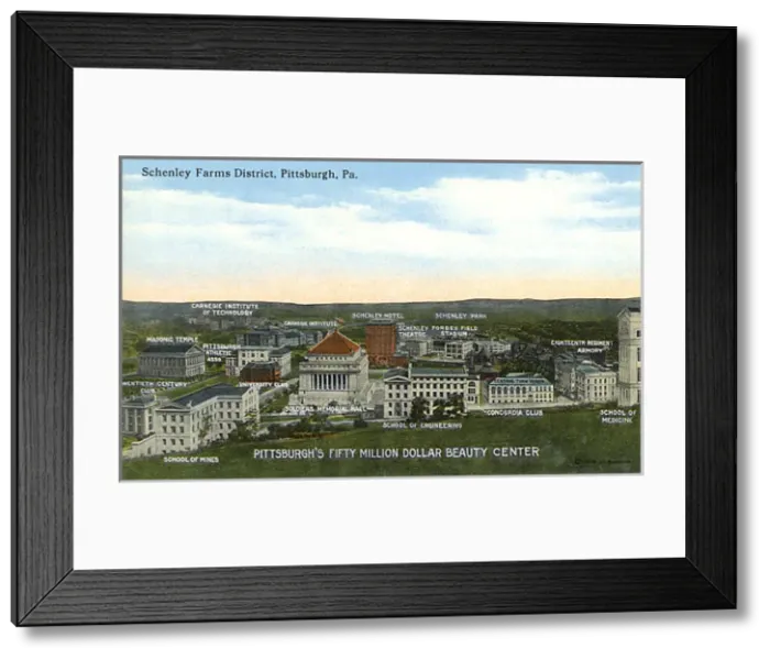 Framed Print : Schenley Farms District, Pittsburgh, PA, USA Framed Print : Schenley Farms District, Pittsburgh, PA, USA
