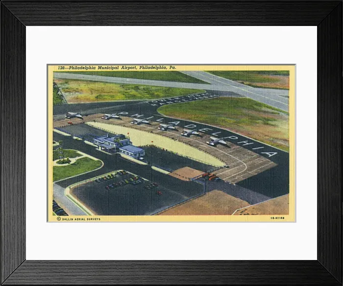 Framed Print : Municipal Airport, Philadelphia, Pennsylvania, USA Framed Print : Municipal Airport, Philadelphia, Pennsylvania, USA