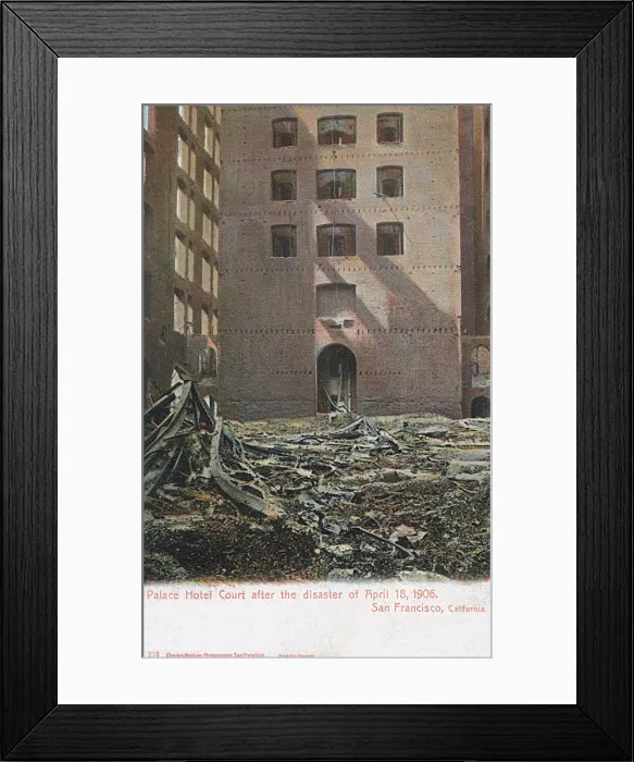 Framed Print : Palace Hotel, San Francisco, California, USA Framed Print : Palace Hotel, San Francisco, California, USA