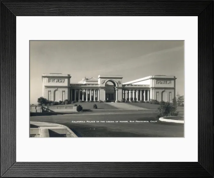 Framed Print : Legion of Honor, San Francisco, California, USA Framed Print : Legion of Honor, San Francisco, California, USA