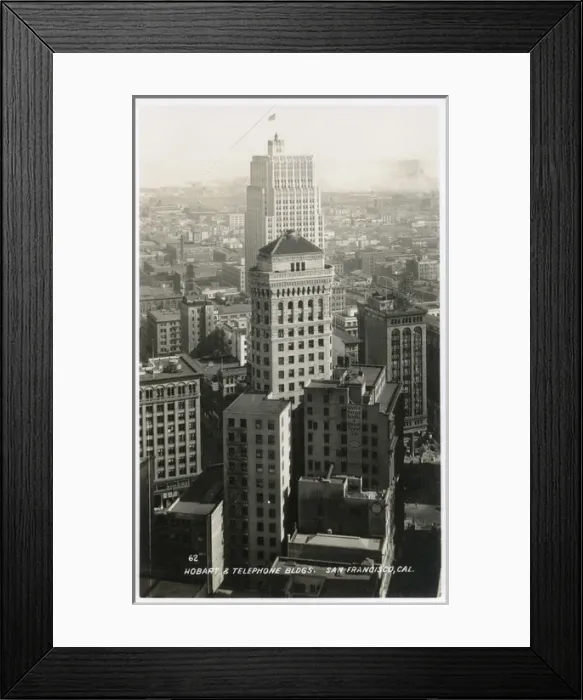 Framed Print : Hobart and Telephone buildings, San Francisco, CA, USA Framed Print : Hobart and Telephone buildings, San Francisco, CA, USA