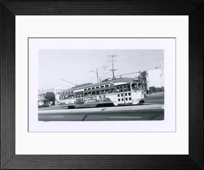 Framed Print : Cable car on a San Francisco street, California, USA Framed Print : Cable car on a San Francisco street, California, USA