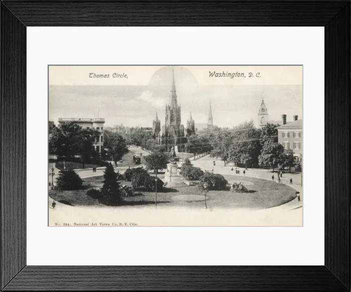 Framed Print : Thomas Circle, Washington DC, USA Framed Print : Thomas Circle, Washington DC, USA