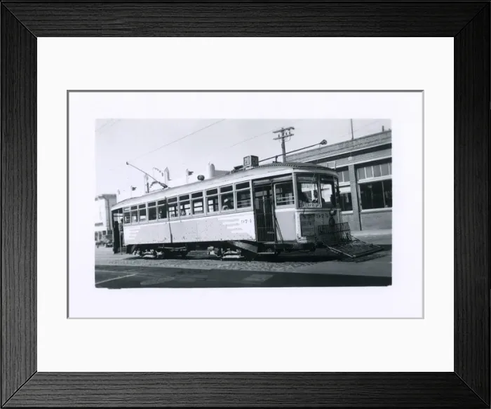 Framed Print : Cable car on a San Francisco street, California, USA Framed Print : Cable car on a San Francisco street, California, USA