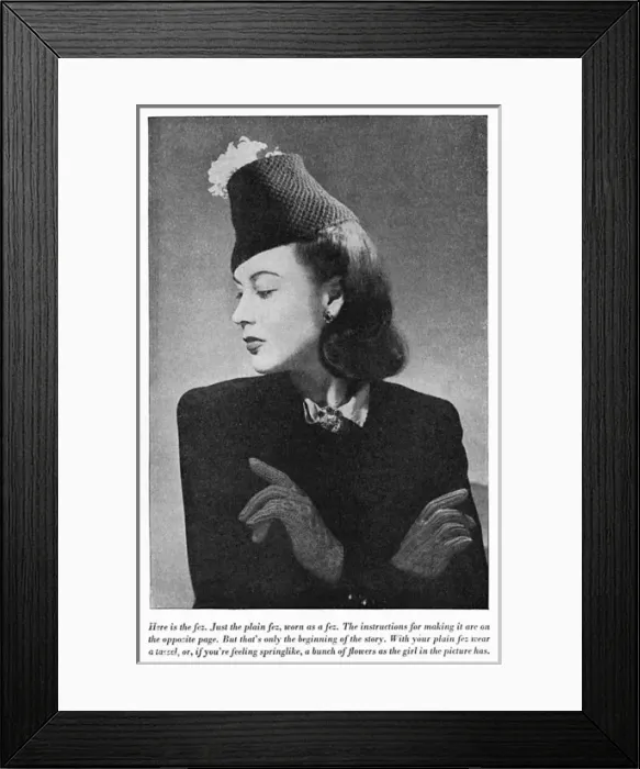 Framed Print : The fascinating Fez, circa 1941 Framed Print : The fascinating Fez, circa 1941