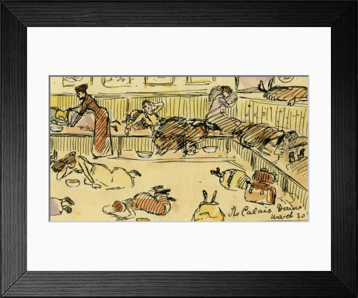 Framed Print : The Calais Dover ferry Framed Print : The Calais Dover ferry