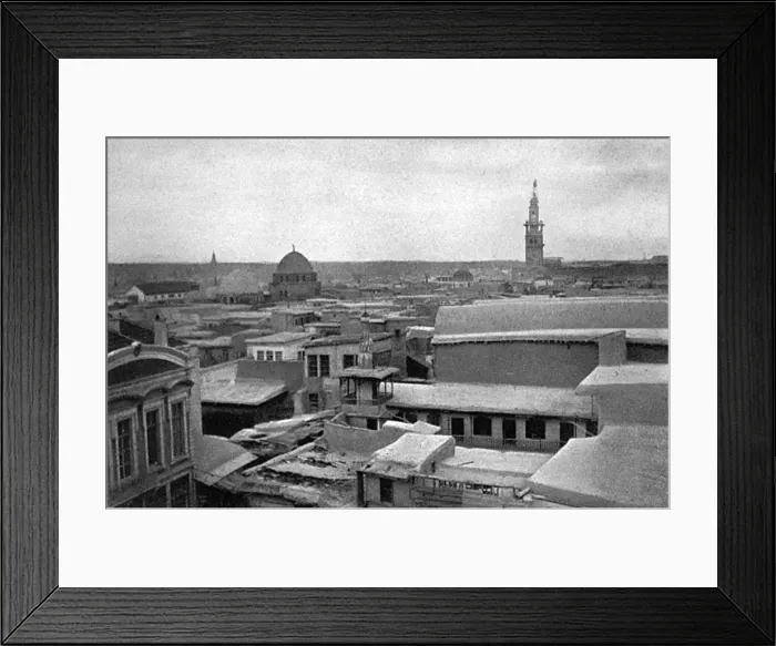 Framed Print : A view of the City of Damascus, Syria Framed Print : A view of the City of Damascus, Syria