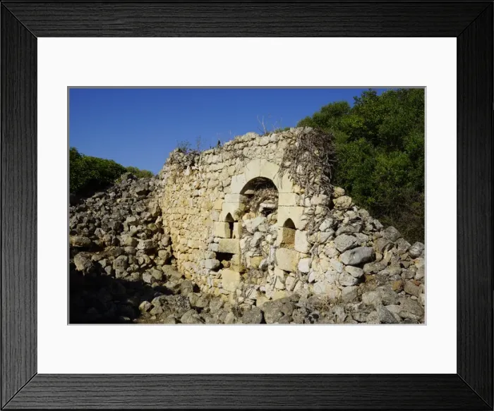 Framed Print : Menorca, Torralba d en Salort - Megalithic excavation Framed Print : Menorca, Torralba d en Salort - Megalithic excavation