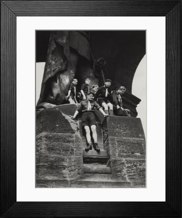 Framed Print : Lithuanian boy scouts in Germany Framed Print : Lithuanian boy scouts in Germany