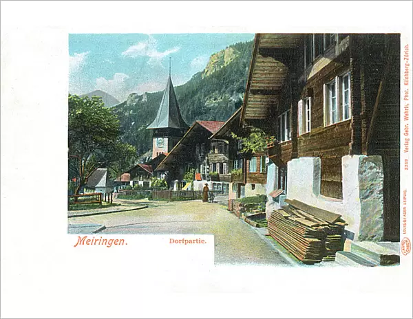 View of Meiringen, Berne, Switzerland