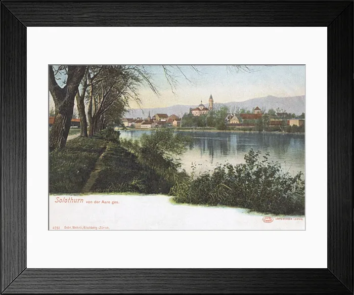 Framed Print : View of Solothurn, Switzerland Framed Print : View of Solothurn, Switzerland