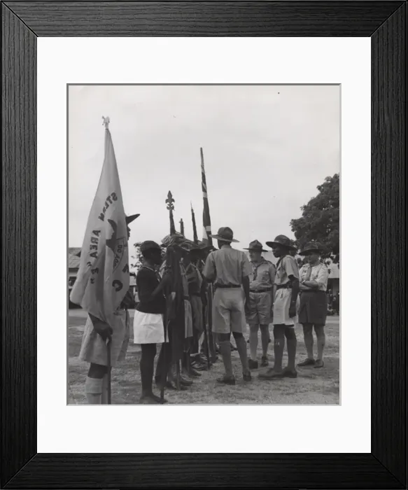 Framed Print : Scouting rally at Nsawam, Ghana, West Africa Framed Print : Scouting rally at Nsawam, Ghana, West Africa