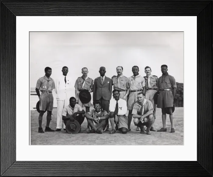 Framed Print : Group photo, Accra Scout Week, Ghana, West Africa Framed Print : Group photo, Accra Scout Week, Ghana, West Africa