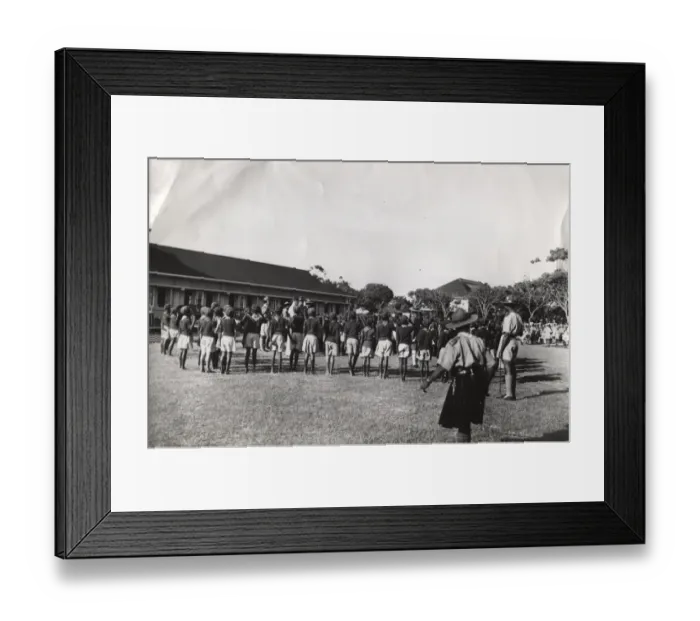 Framed Print : Governor and Chief Scout in Ghana, West Africa Framed Print : Governor and Chief Scout in Ghana, West Africa