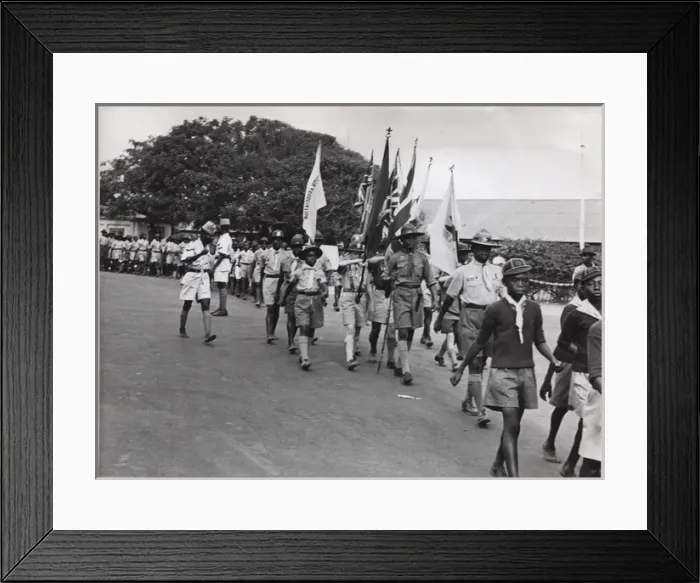 Framed Print : Scouts marching, Accra Scout Week, Ghana, West Africa Framed Print : Scouts marching, Accra Scout Week, Ghana, West Africa
