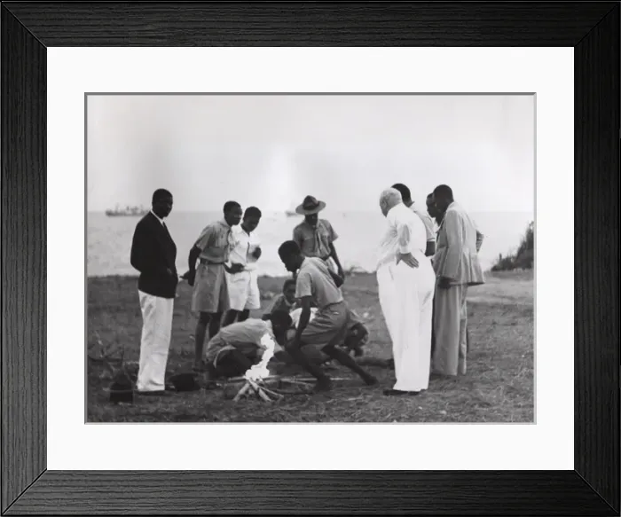 Framed Print : Chief Scout Commissioner in Ghana, West Africa Framed Print : Chief Scout Commissioner in Ghana, West Africa