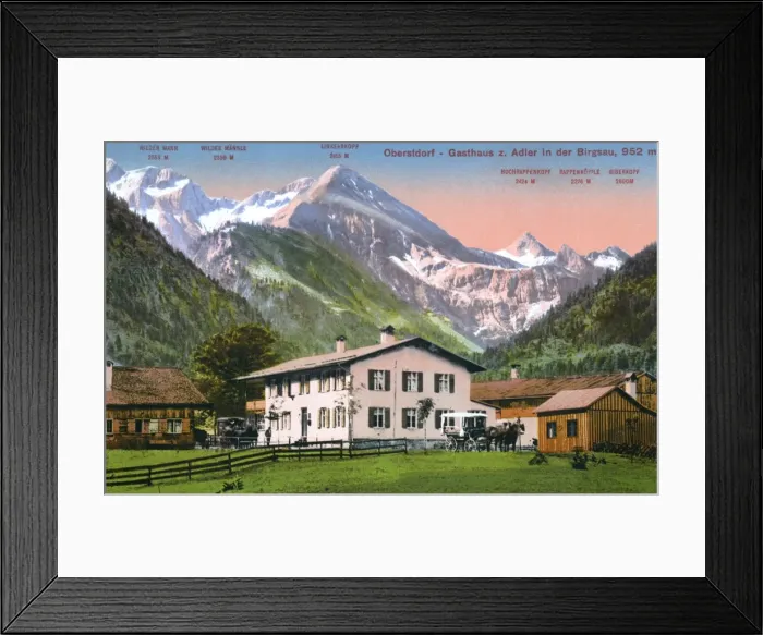 Framed Print : Oberstdorf, Bavaria, Germany Framed Print : Oberstdorf, Bavaria, Germany
