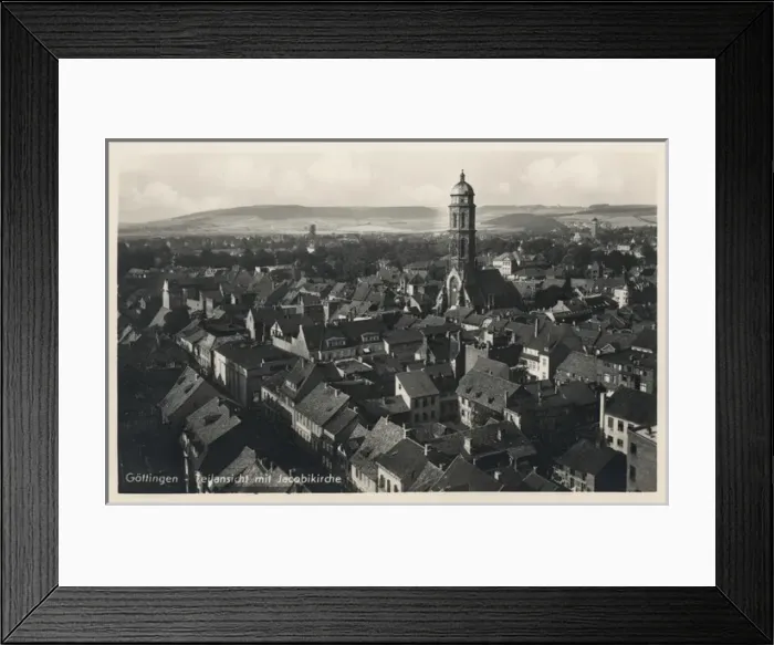 Framed Print : General view of Gottingen, Germany Framed Print : General view of Gottingen, Germany