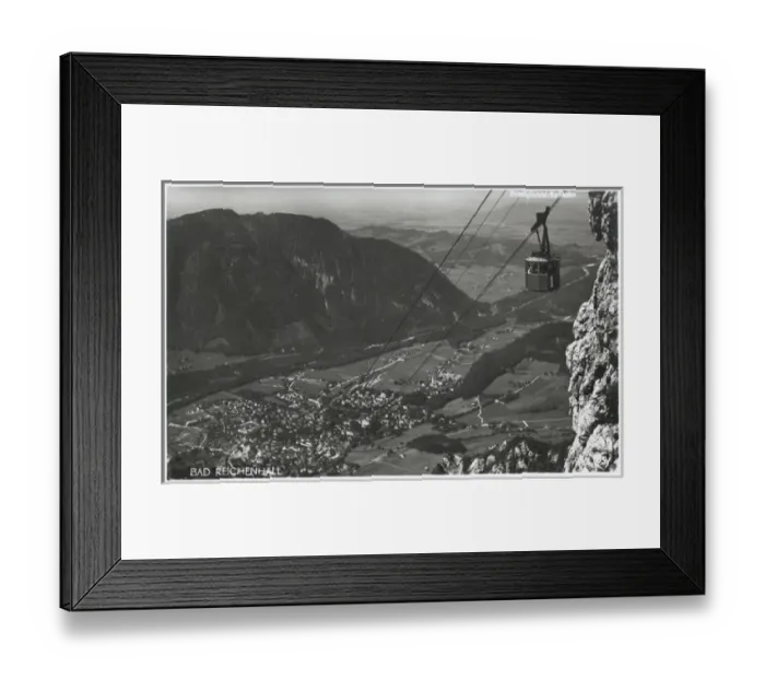 Framed Print : Aerial view of Bad Reichenhall, Bavaria, Germany Framed Print : Aerial view of Bad Reichenhall, Bavaria, Germany