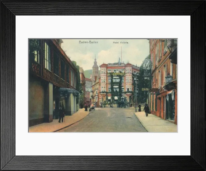 Framed Print : Hotel Victoria, Baden Baden, Germany Framed Print : Hotel Victoria, Baden Baden, Germany