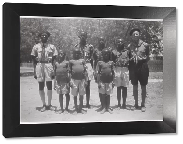 Scouts at Georgetown (Janjanbureh), Gambia, West Africa